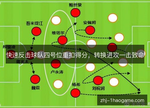 快速反击球队四号位重扣得分，转换进攻一击致命